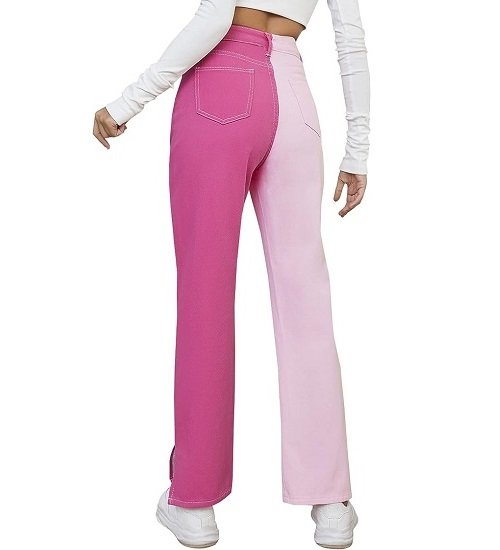 Women's Loose Jeans High Waist Stretch Wide Leg Straight Leg Casual Jeans